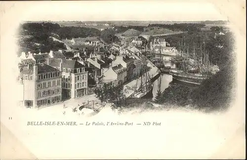 Belle-Ile-en-Mer Palais Arriere-Port * / Ile breton Atlantique /