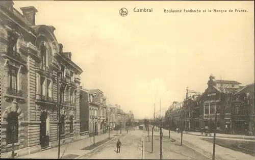 Cambrai Boulevard Faidherbe Banque France *