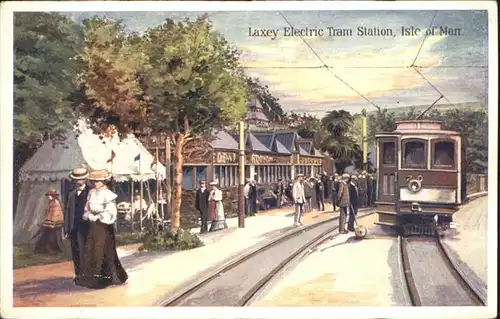 Laxey Electric Tram Station Isle of Man  *