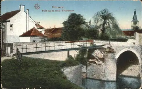Dixmude Pont sur le canal d'Handzame *