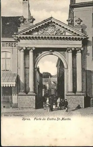 Ypres Porte du Cloitre St Martin Hundekarren *