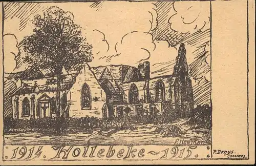 Hollebeke Kirche Kuenstler P. Denys *