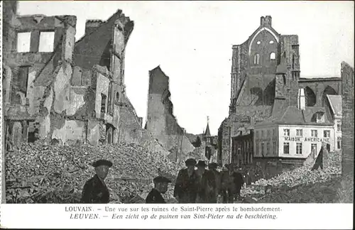 Leuven Sint Pieter Zerstoerung *