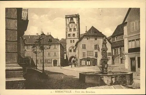 Ribeauville Haut Rhin Elsass Ribeauville Elsass Tour Bouchers * / Ribeauville /Arrond. de Ribeauville