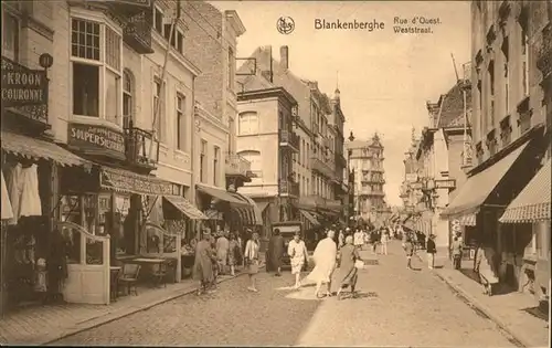 Blankenberghe Rue Quest Weststraat *