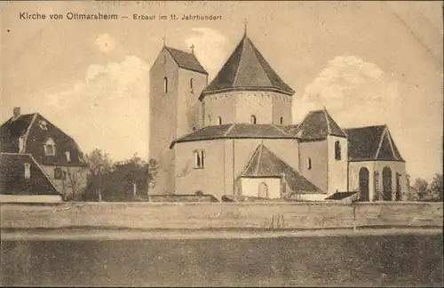 Ottmarsheim Haut-Rhin Ottmarsheim Kirche * / Ottmarsheim /Arrond. de Mulhouse