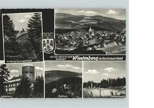 Winterberg Hochsauerland St Georg Sprungschanze Astenturm Bobhaus Schwimmbad x / Winterberg /Hochsauerlandkreis LKR