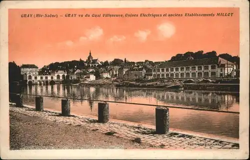 Gray Haute Saone Quai Villeneuve * / Gray /Arrond. de Vesoul