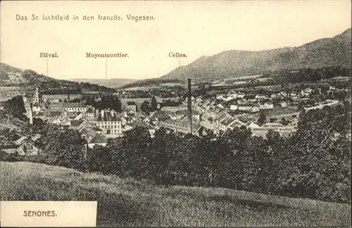 Senones Vosges Etival Moyenmoutier Celles * / Senones /Arrond. de Saint-Die