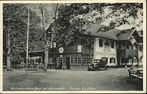 Schleissheim Oberschleissheim Waldrestaurant Bergl * / Oberschleissheim /Muenchen LKR