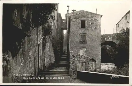 Royat Puy de Dome Royat Rue Grotte Cascade * / Royat /Arrond. de Clermont-Ferrand