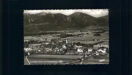 Kirchdorf Inn Bayern Fliegeraufnahme Wendelstein / Kirchdorf a.Inn /Rottal-Inn LKR