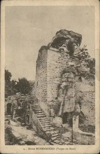 Wingen Wissembourg Ruine Hohenbourg / Wingen /Arrond. de Wissembourg