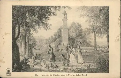Paris Lanterne de Diogene dans le Parc de Saint-Cloud / Paris /Arrond. de Paris