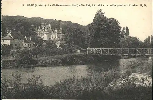 Usse Rigny Chateau Pont / Rigny-Usse /Arrond. de Chinon
