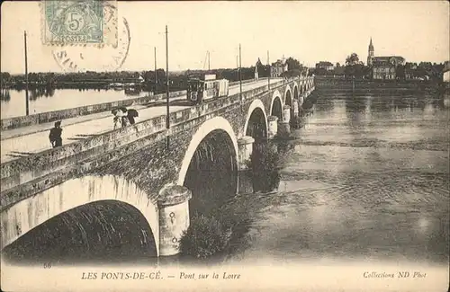 Les Ponts-de-Ce Pont sur la Loire Strassenbahn / Les Ponts-de-Ce /Arrond. d Angers