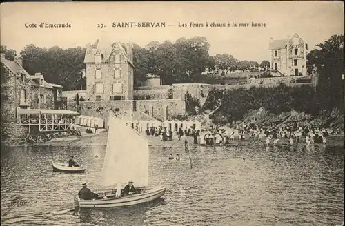 Saint-Malo Ille-et-Vilaine Bretagne les fours a chaux e la mer haute / Saint-Malo /Arrond. de Saint-Malo