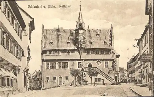 Ochsenfurt Rathaus  / Ochsenfurt /Wuerzburg LKR