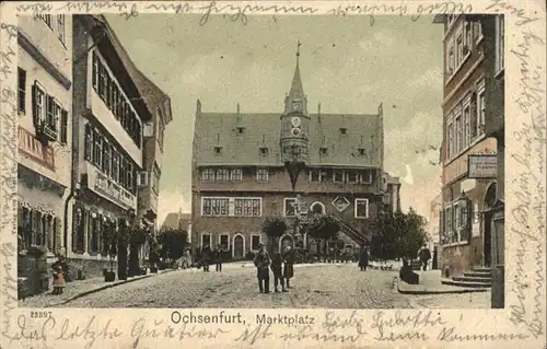 Ochsenfurt Marktplatz  / Ochsenfurt /Wuerzburg LKR