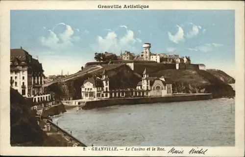 Granville Manche Le Casino et le Roc / Granville /Arrond. d Avranches