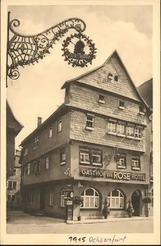 Ochsenfurt Hotel Rose / Ochsenfurt /Wuerzburg LKR