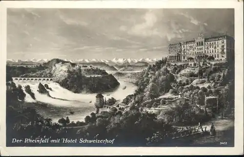 Schaffhausen SH Hotel Schweizerhof / Schaffhausen /Bz. Schaffhausen
