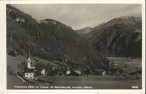Finkenberg Tirol Tuxertal Mayrhofen Hochfeld / Finkenberg /Tiroler Unterland