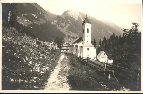 Brandberg Tirol Kirche  / Brandberg /Tiroler Unterland