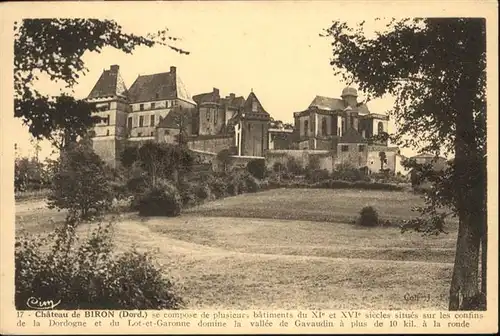 Biron Dordogne Chateau / Biron /Arrond. de Bergerac