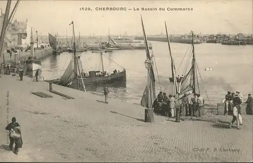 Cherbourg Octeville Basse Normandie le Bassin du Commerce / Cherbourg-Octeville /Arrond. de Cherbourg