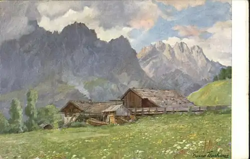 Ellmau Tirol Alte Muehle Kuenstler Bruno Flashaus / Ellmau /Tiroler Unterland