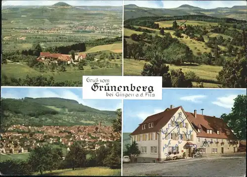 Gruenenberg Gingen Fils Gasthof-Pension zum Gruenenberg / Gingen an der Fils /Goeppingen LKR