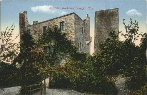 Sachsenburg Artern Ruine / Oldisleben /Kyffhaeuserkreis LKR