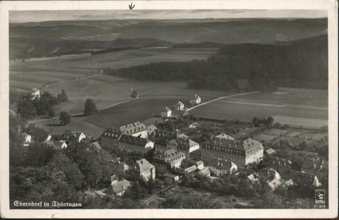 Ebersdorf Thueringen Fliegeraufnahme / SaalburgEbersdorf /SaaleOrla