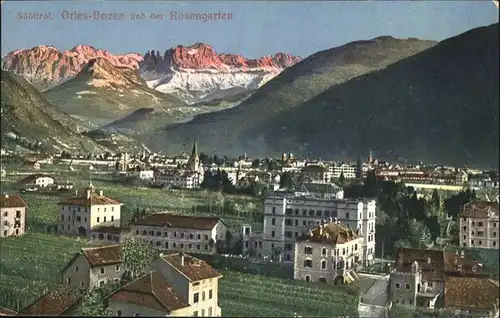 Gries Quirein Bozen Rosengarten / Bozen /Trentino Suedtirol