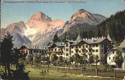 Schluderbach Carbonin Hotel Ploner Hohe Gaisl / Toblach Suedtirol /Suedtiroler Pustertal