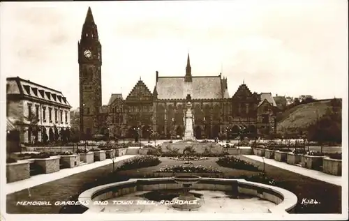 Rochdale Manchester Memorial Gardens Town Hall / Rochdale /Greater Manchester North