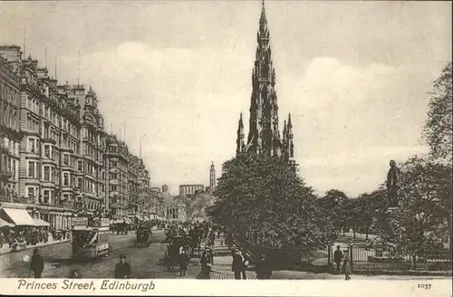 Edinburgh Princess Street / Edinburgh /Edinburgh