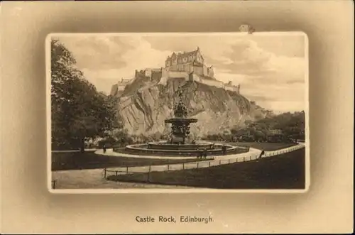 Edinburgh Castle Rock / Edinburgh /Edinburgh