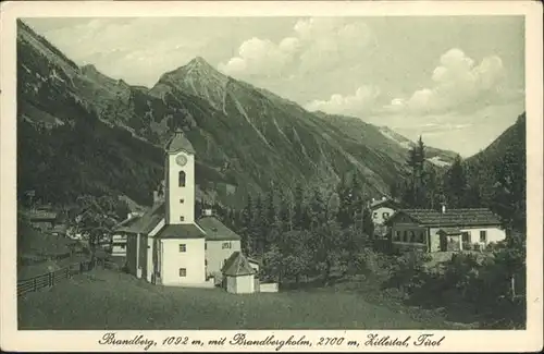 Brandberg Tirol Brandbergerholm Zillertal Kirche  / Brandberg /Tiroler Unterland