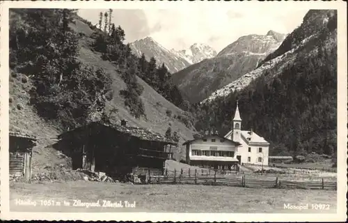 Haeusling Zillertal Zillergrund / Haeusling Mayrhofen /Tiroler Unterland