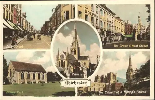 Chichester West Sussex East Street Priory Park Cathedral Bishop's Palace / Chichester /West Sussex