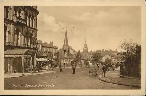 Harrogate UK Station Square / Harrogate /North Yorkshire CC