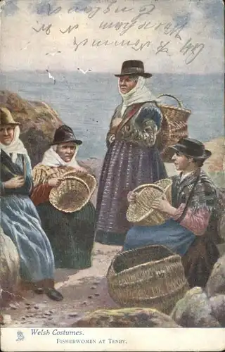 Tenby Wels Costumes Fisherwomen  / Pembrokeshire /South West Wales