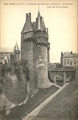 Vitre d Ille-et-Vilaine Chateau des Ducs / Vitre /Arrond. de Rennes