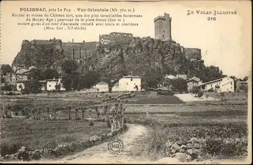 Polignac Haute-Loire Ruines Chateau  / Polignac /Arrond. du Puy