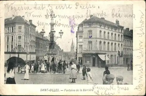 Saint-Gilles Bruxelles Fontaine de la Barriere 