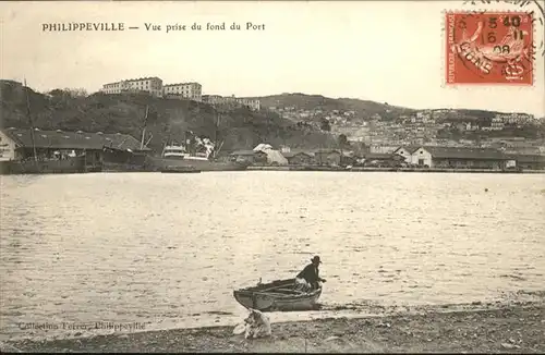 Philippeville Algerien Boot Hund  / Algerien /
