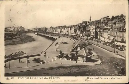 Trouville-sur-Mer Plages Boulevard Fernand Moureaux / Trouville-sur-Mer /Arrond. de Lisieux