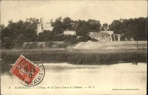 Neufchatel-Hardelot Etang de la Claire Eau 
Chateau / Neufchatel-Hardelot /Arrond. de Boulogne-sur-Mer